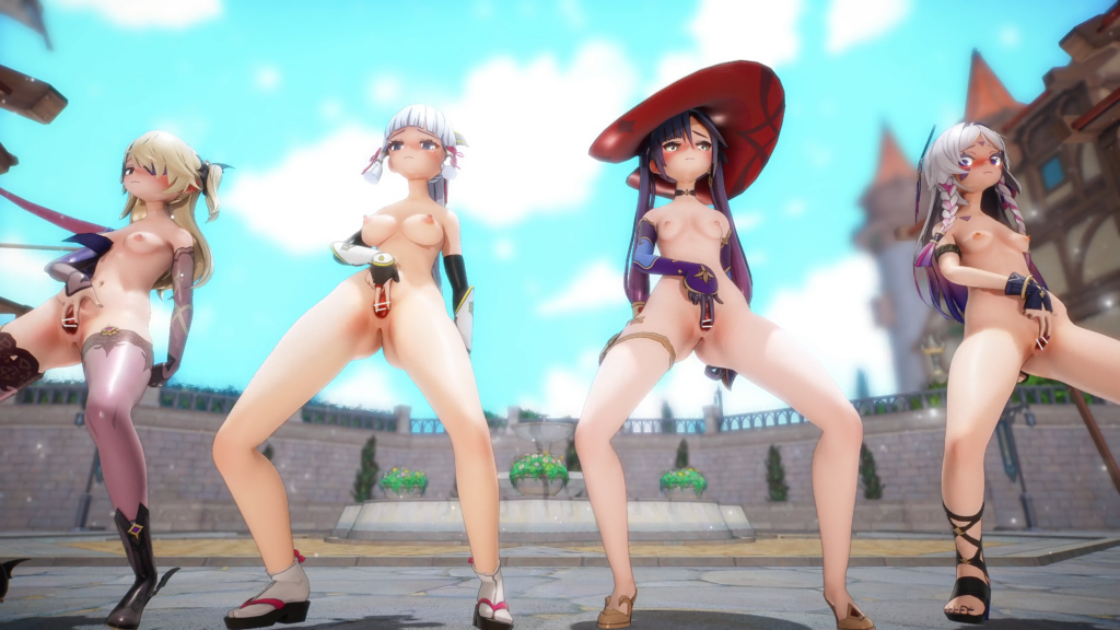 おまんこ　エロ
シトラリ、モナ、フィッシュル、神里綾華(原神)でGIRL-CRUSH  Oppa, Do you trust me　000MMD