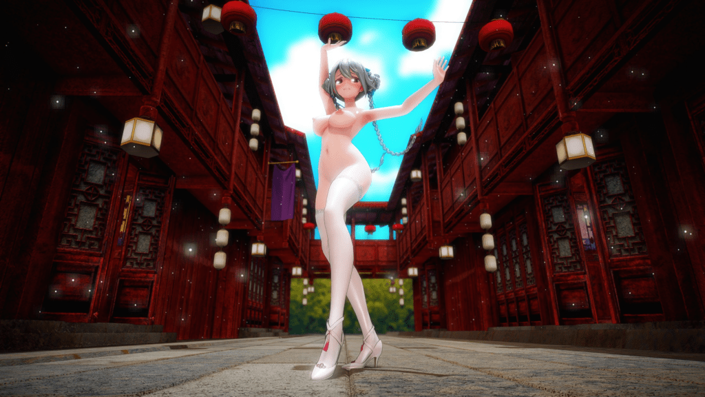 全裸の榛名（艦これ）000MMD